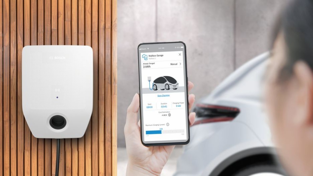 installation e auto ladestation