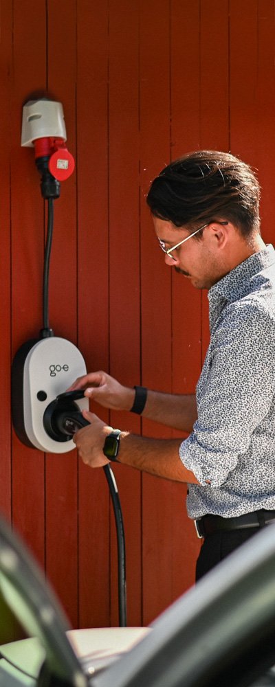 ladestation elektroauto installation