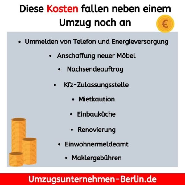 umzugsfirma preise